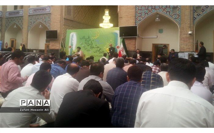 درخشش حافظ کل قرآن کریم خراسان شمالی در جشنواره کشوری طرح قدس