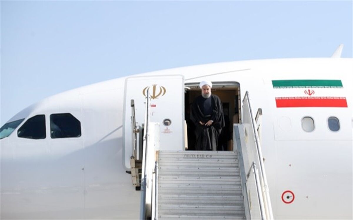 روحانی  وارد بجنورد شد