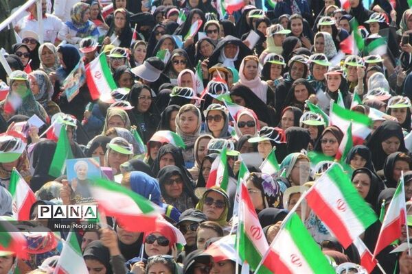 استقبال مردم خراسان شمالی از رئیس جمهوری