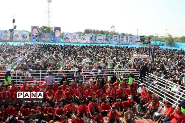 استقبال مردم خراسان شمالی از رئیس جمهوری