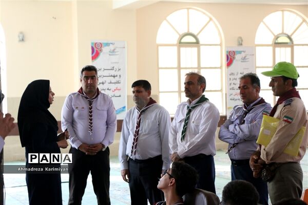 کلاس آموزشی خبرگزاری پانا در اردوی استانی پیشتازان فارس