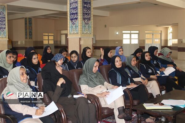 برگزاری نخستین روز از اردو استانی دانش آموزان پیشتاز دختر فارس