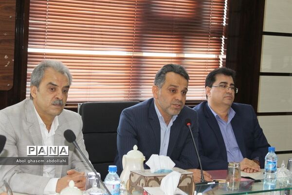 تودیع و معارفه سرپرست معاونت توسعه و پشتیبانی اداره کل آموزش و پرورش استان بوشهر