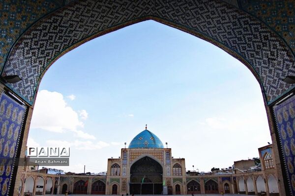 نمایی از مسجد جامع زنجان