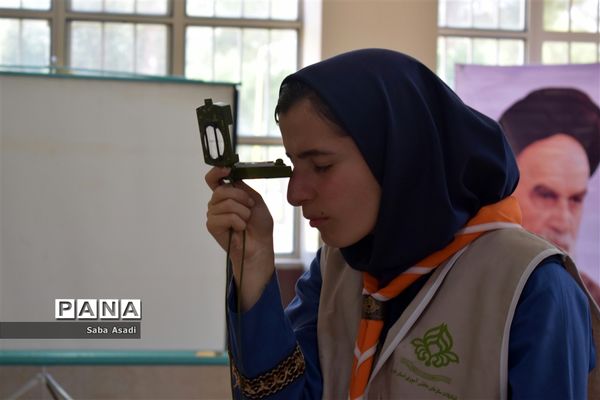 مراسم اختتامیه اردوی استانی دختران پیشتاز سازمان دانش‌آموزی فارس