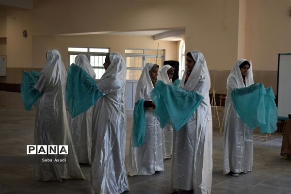 مراسم اختتامیه اردوی استانی دختران پیشتاز سازمان دانش‌آموزی فارس