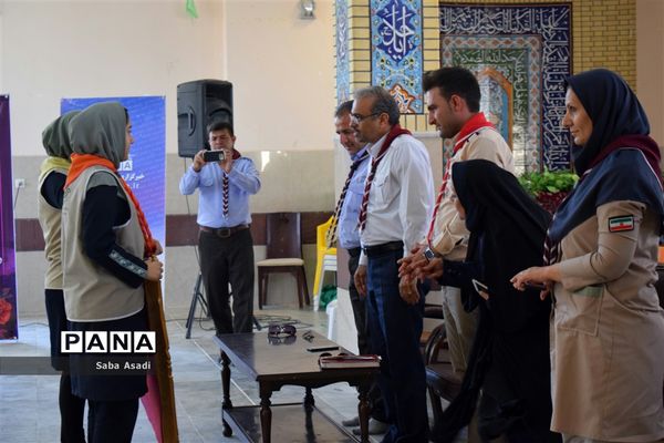 مراسم اختتامیه اردوی استانی دختران پیشتاز سازمان دانش‌آموزی فارس