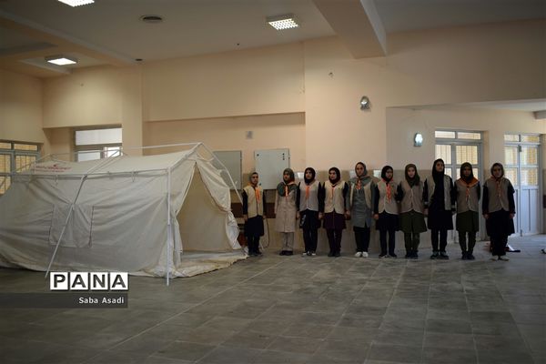 مراسم اختتامیه اردوی استانی دختران پیشتاز سازمان دانش‌آموزی فارس