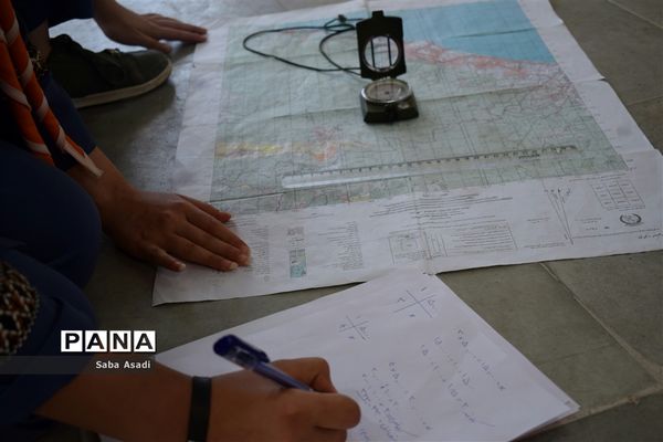 مراسم اختتامیه اردوی استانی دختران پیشتاز سازمان دانش‌آموزی فارس