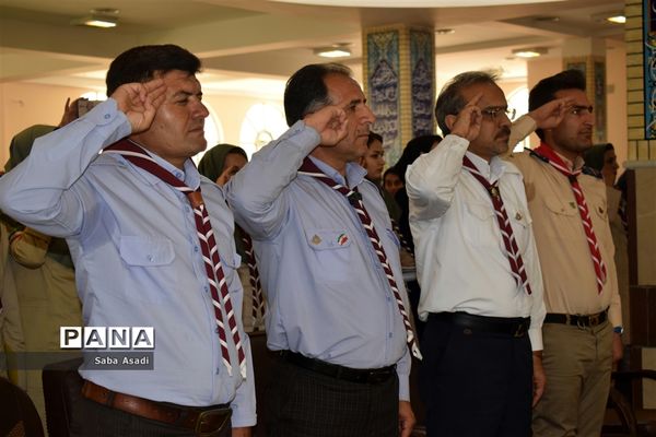 مراسم اختتامیه اردوی استانی دختران پیشتاز سازمان دانش‌آموزی فارس