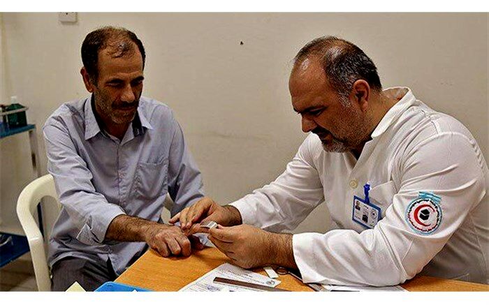مراجعه بیش از ۴۵۰۰ زائر به مراکز درمانی هلال احمر در مدینه