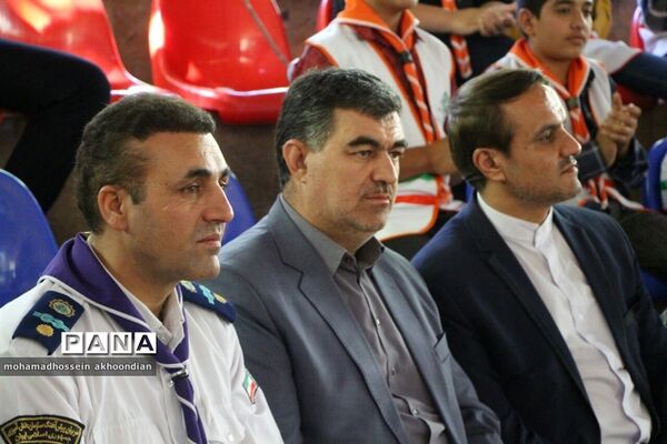 بازدید معاون پرورشی و فرهنگی اداره کل آموزش و پرورش استان از اردوی استانی پیشتازان پسر