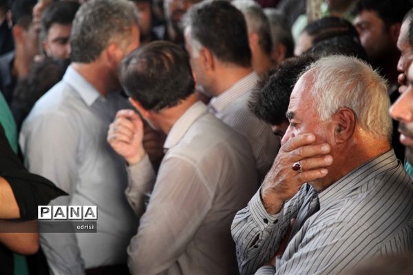 وداع باشکوه با پیکرسرهنگ شهیدعباس بهروزی درخِشت