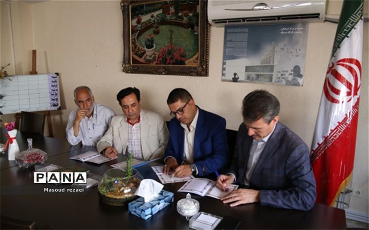 تعهد ساخت مدرسه خیرساز روستای کولا ی میانه توسط خانواده زنده یاد اسکندر مشایخی