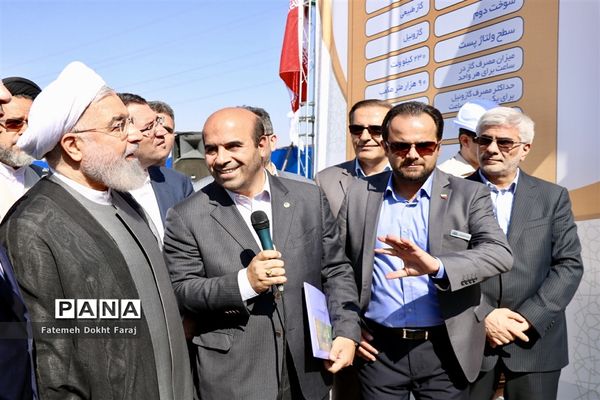 افتتاح بخش گاز نیروگاه سیکل ترکیبی هریس