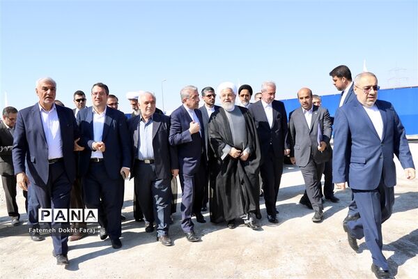 افتتاح بخش گاز نیروگاه سیکل ترکیبی هریس