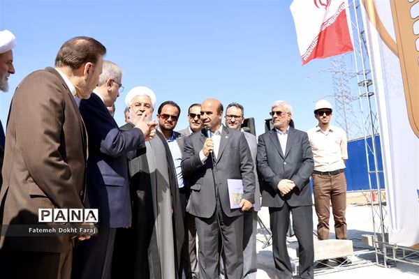 افتتاح بخش گاز نیروگاه سیکل ترکیبی هریس