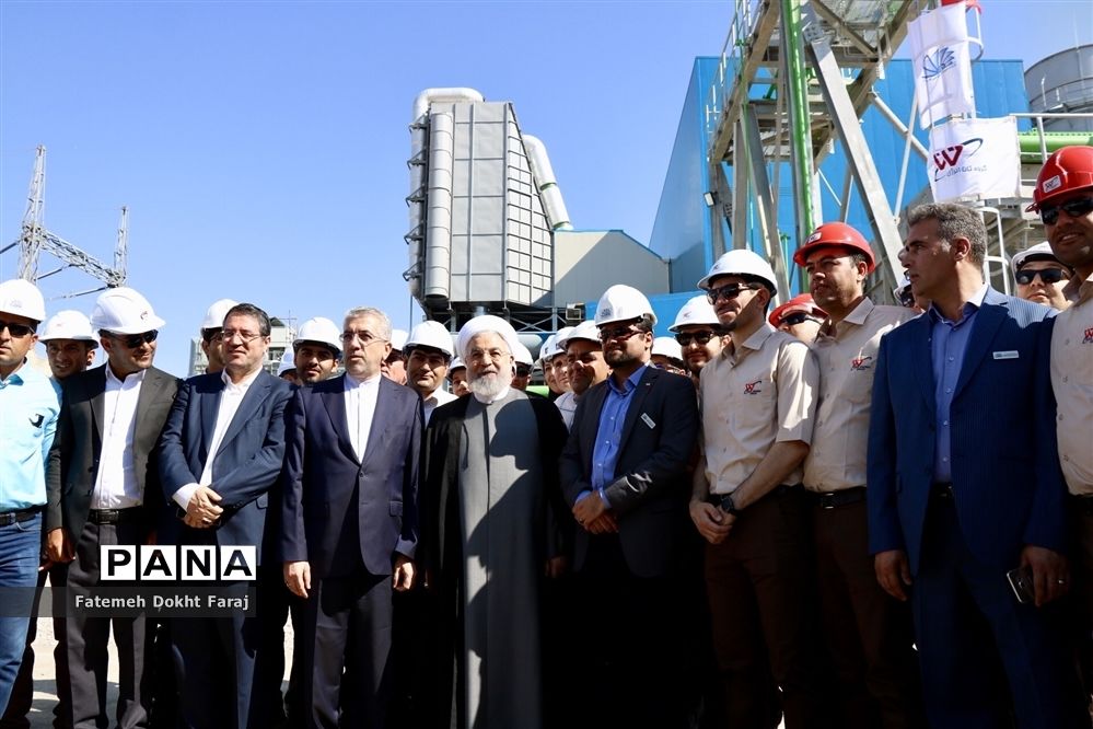 افتتاح بخش گاز نیروگاه سیکل ترکیبی هریس