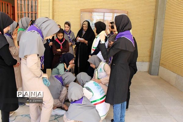 اردوی یک روزه پیشتازان دختر منتخب برای حضور در اردوی ملی