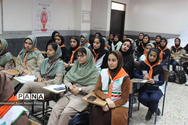 اردوی  استانی  دانش آموزان پیشتاز دختر استان بوشهر -۱
