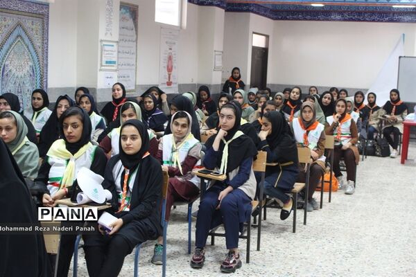 اردوی  استانی  دانش آموزان پیشتاز دختر استان بوشهر -۱
