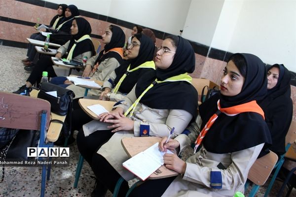 اردوی  استانی  دانش آموزان پیشتاز دختر استان بوشهر -۱
