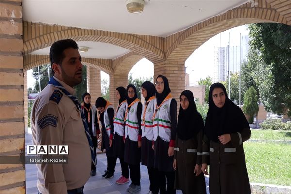 تمرین آمادگی پیشتازان دختر زنجان برای شرکت در اردوی ملی