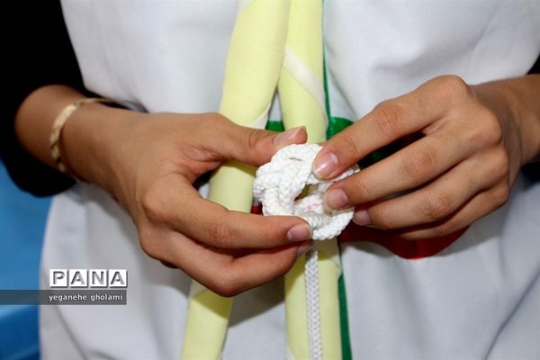 کلاس‌های آموزشی پیشتازان دختر اعزامی به نهمین دوره  اردوی ملی