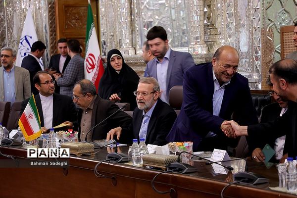 دیدار و کنفرانس خبری رؤسای مجالس ایران و افغانستان