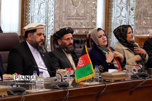 دیدار و کنفرانس خبری رؤسای مجالس ایران و افغانستان