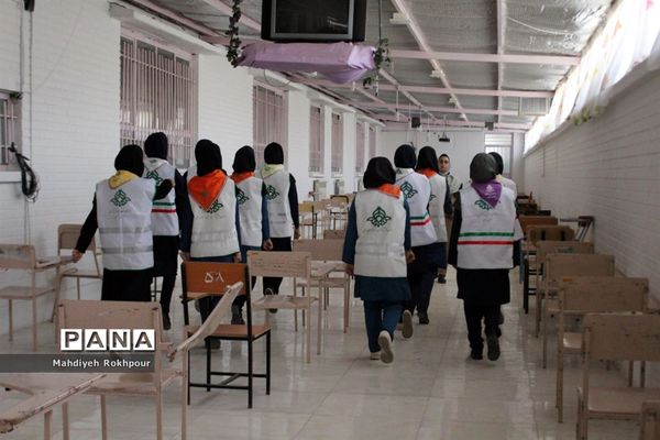 کلاس‌های آموزشی پیشتازان دختر اعزامی به نهمین دوره اردوی ملی