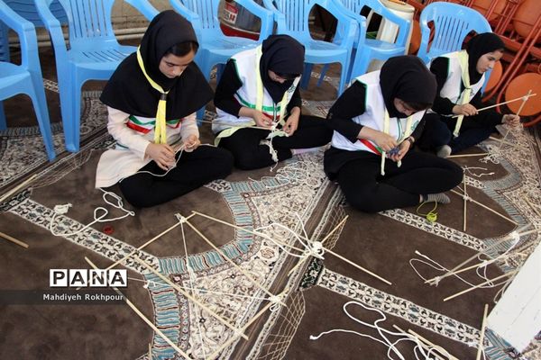 کلاس‌های آموزشی پیشتازان دختر اعزامی به نهمین دوره اردوی ملی