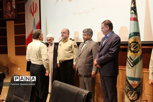 آیین تکریم و معارفه فرمانده نیروی انتظامی اسلامشهر