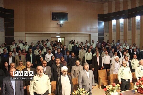 آیین تکریم و معارفه فرمانده نیروی انتظامی اسلامشهر