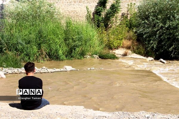 وضعیت بستر رودخانه شهرچای ارومیه