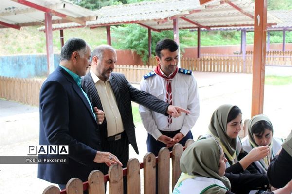 بازدید معاونان و مشاوران مدیرکل آموزش و‌ پرورش از پیش‌ اردوی پیشتازان سازمان دانش‌آموزی مازندران