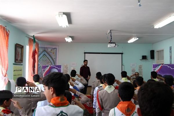 کلاس آموزشی پیرامید پیشتازان پسر اعزامی به نهمین دوره اردوی ملی