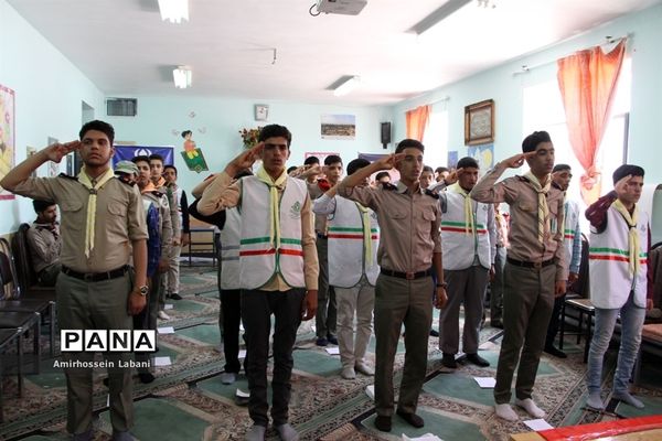 کلاس آموزشی پیرامید پیشتازان پسر اعزامی به نهمین دوره اردوی ملی