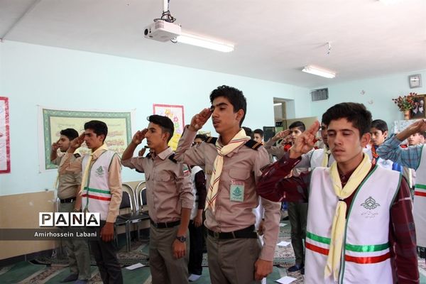 کلاس آموزشی پیرامید پیشتازان پسر اعزامی به نهمین دوره اردوی ملی