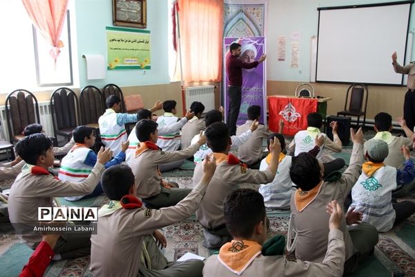 کلاس آموزشی پیرامید پیشتازان پسر اعزامی به نهمین دوره اردوی ملی