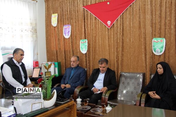 دیدار مدیرکل آموزش و پرورش  استان  خراسان جنوبی  با مدیر سازمان دانش‌آموزی و مسئول خبرگزاری پانای استان