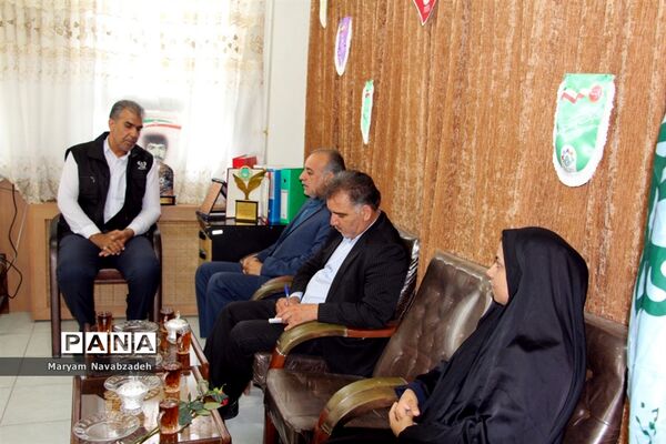 دیدار مدیرکل آموزش و پرورش  استان  خراسان جنوبی  با مدیر سازمان دانش‌آموزی و مسئول خبرگزاری پانای استان