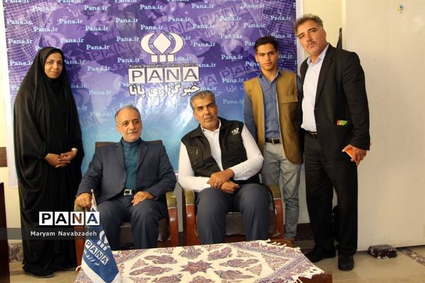 دیدار مدیرکل آموزش و پرورش  استان  خراسان جنوبی  با مدیر سازمان دانش‌آموزی و مسئول خبرگزاری پانای استان