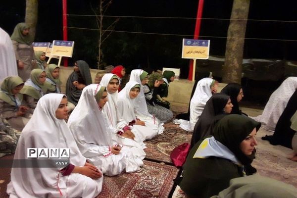 حضور پیشتازان دختر سازمان دانش آموزی آذربایجان غربی دراردوی ملی