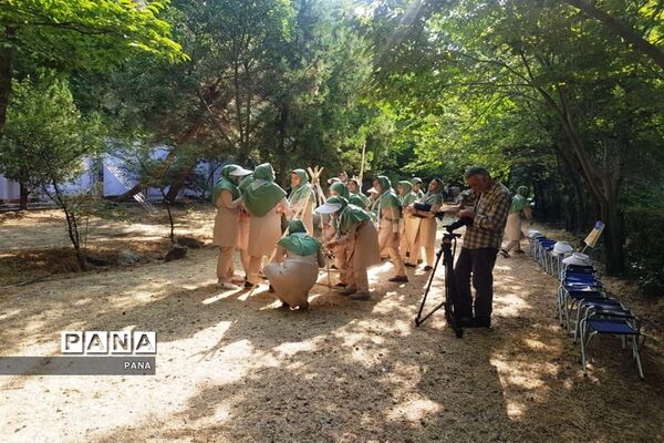 حضور پیشتازان دختر سازمان دانش آموزی آذربایجان غربی دراردوی ملی
