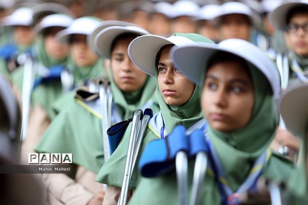 اولین روز از نهمین دوره اردوی ملی پیشتازان دختر