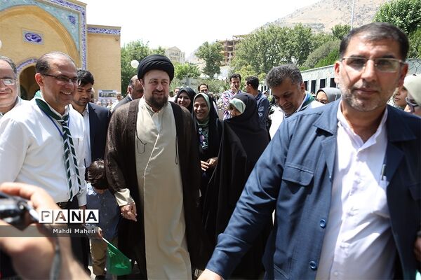 حضور حجت‌الاسلام سیدحسن خمینی در نهمین دوره اردوی ملی