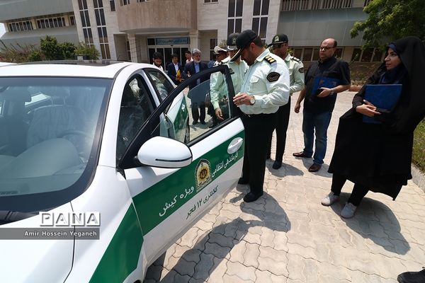 رونمایی از هشت خودوری نیروی انتظامی در روز خبرنگار