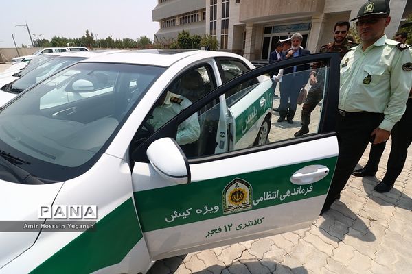 رونمایی از هشت خودوری نیروی انتظامی در روز خبرنگار