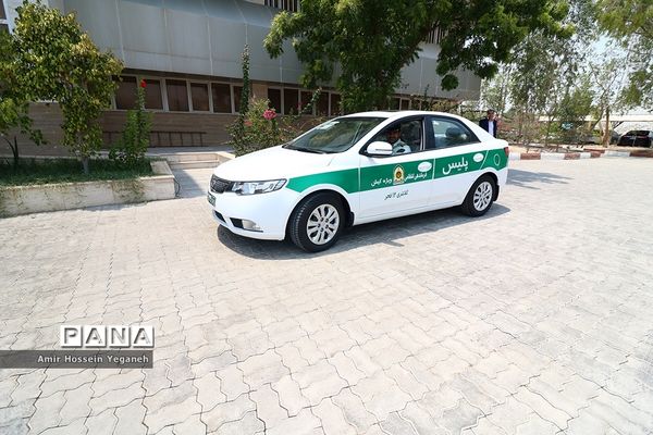 رونمایی از هشت خودوری نیروی انتظامی در روز خبرنگار